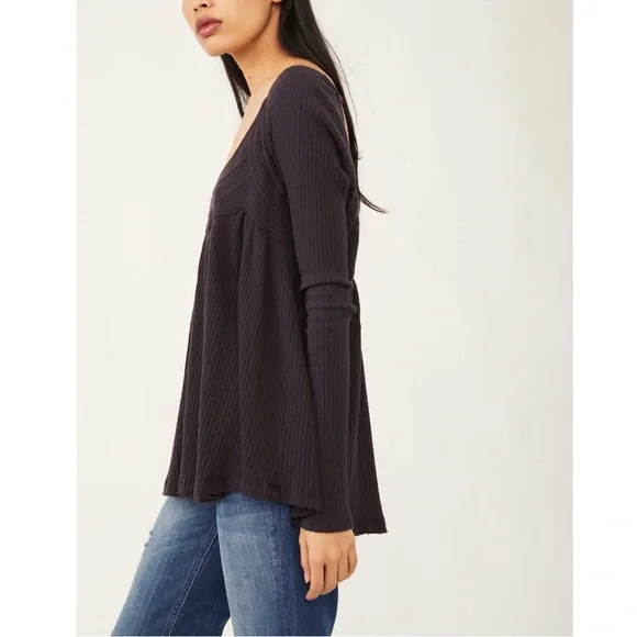 🎉LAST CHANCE🎉 NWT Free People It's Always You Top / Black - Picture 3 of 7